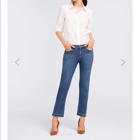 Draper James Denim - NEW • Draper James • Crop Flare Raw Hem Jeans